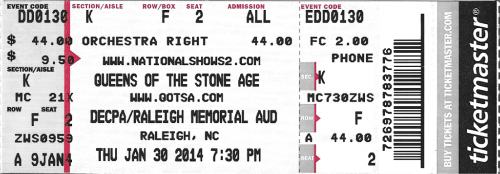 Queens of the Stone Age Like Clockwork Tour