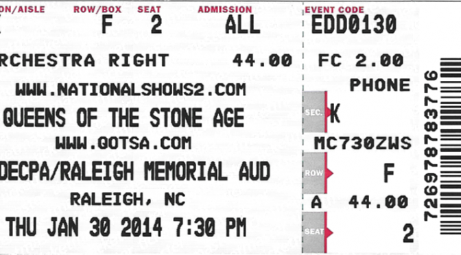 Queens of the Stone Age | Raleigh NC | 30-Jan-14