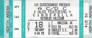 AC/DC Concert Review | Raleigh NC | Oct 18, 1988 | Reynolds Coliseum